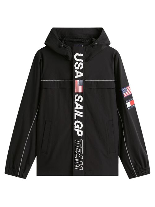 Giubbetto nero unisex in nylon Tommy Hilfiger | MW0MW41413BDS